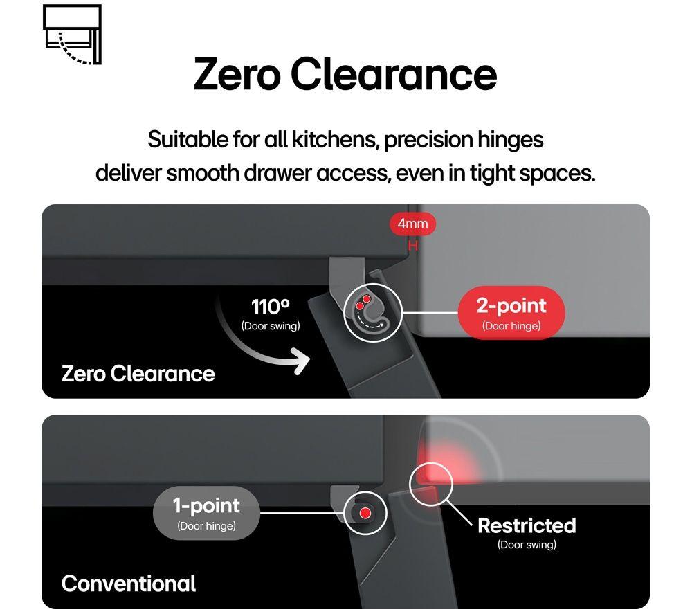 LG Fit & Max GBFSJ10DPY Smart 60/40 Fridge Freezer - Prime Silver image number 7 of 11