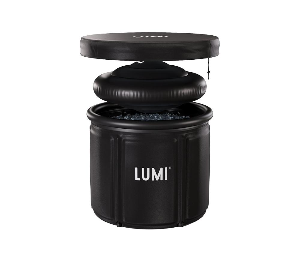 LUMI THERAPY Pod Max Ultra Portable Insulated Ice Bath - Black