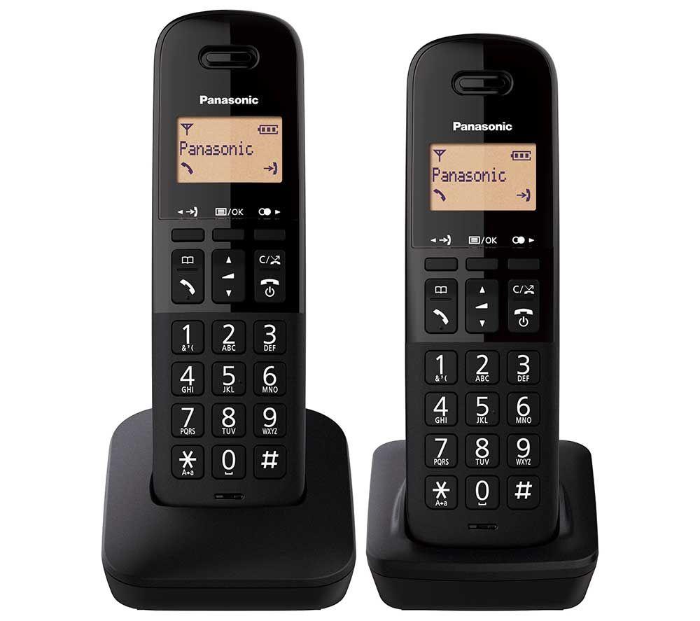 PANASONIC KX-TGB612EB Cordless Phone - Twin Handsets, Black image number 4 of 4