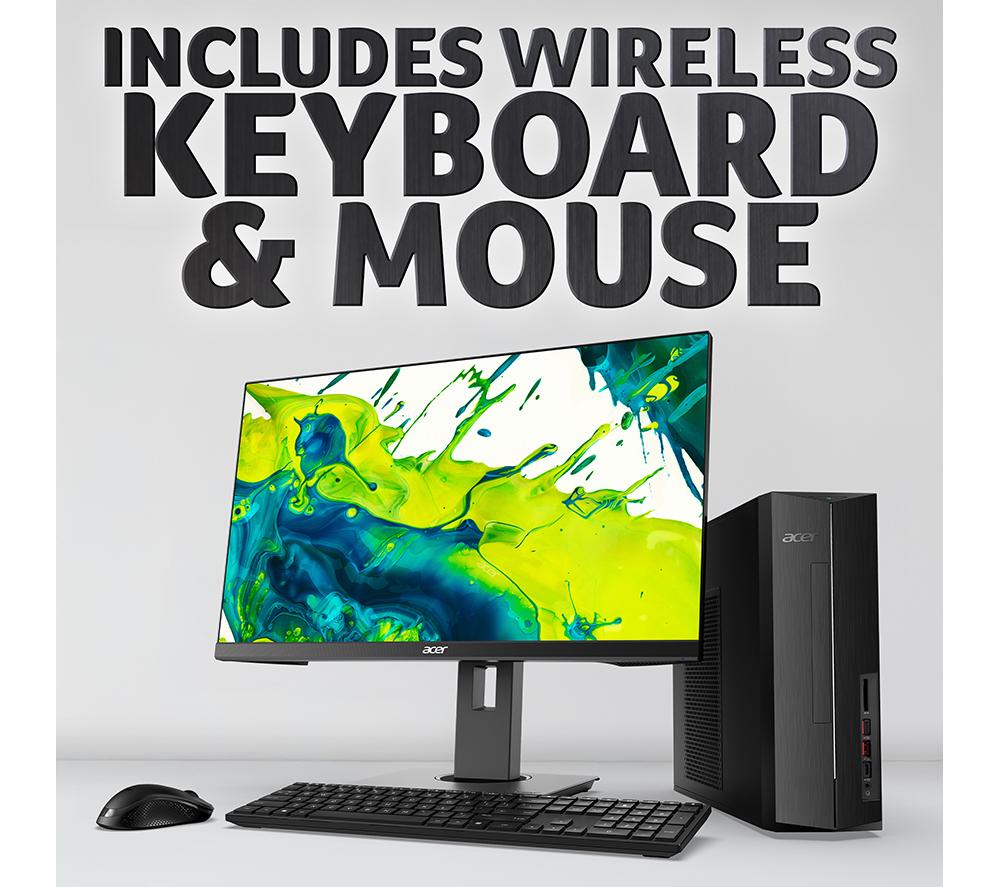 ACER Aspire XC-1860 Desktop Copilot PC - Intel&reg; Core&trade; Ultra 7, 512 GB SSD, Black image number 5 of 6