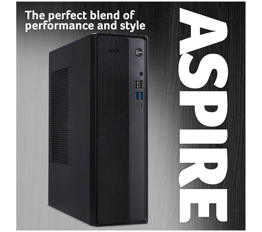 ACER Aspire XC-102 Desktop PC - Intel&reg; Core&trade; 5, 512 GB SSD, Black image number 3 of 6