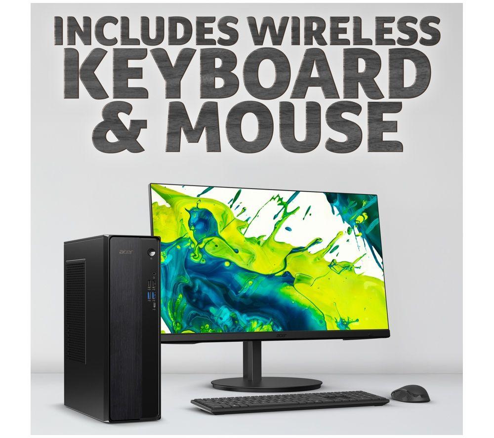 ACER Aspire XC-102 Desktop PC - Intel&reg; Core&trade; 5, 512 GB SSD, Black image number 5 of 6