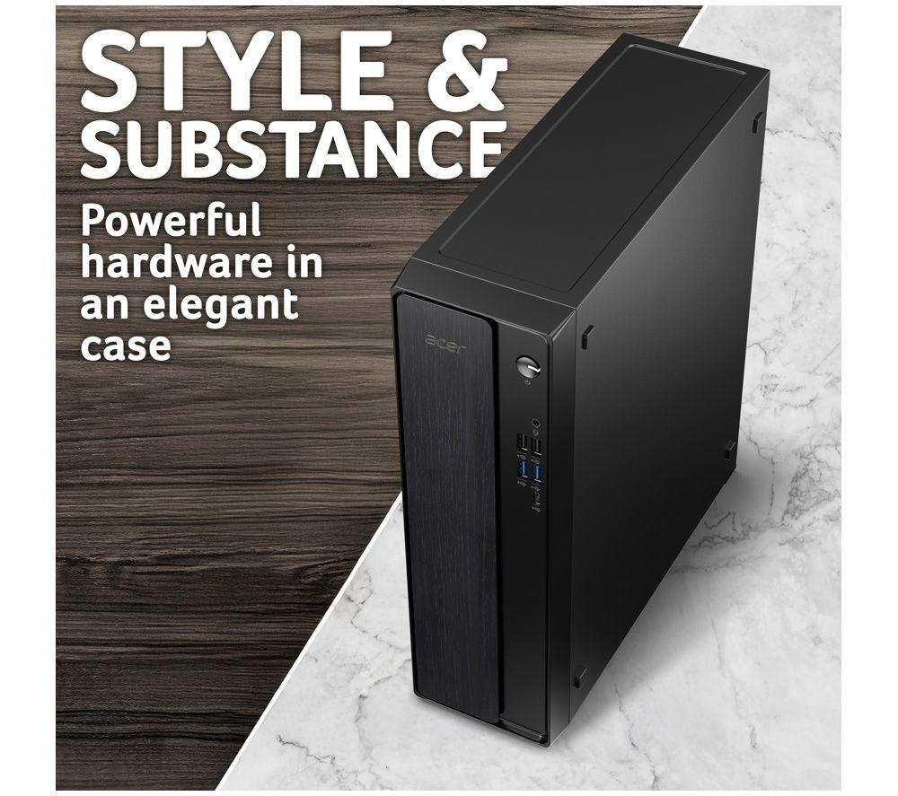 ACER Aspire XC-102 Desktop PC - Intel&reg; Core&trade; 5, 512 GB SSD, Black image number 6 of 6