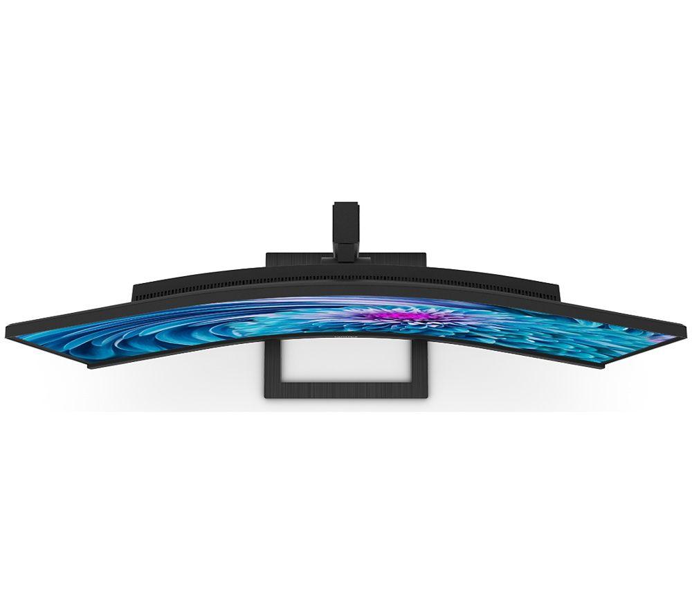 PHILIPS 346E2CUAE/00 Wide Quad HD 34" Curved VA LCD Monitor - Black image number 4 of 5