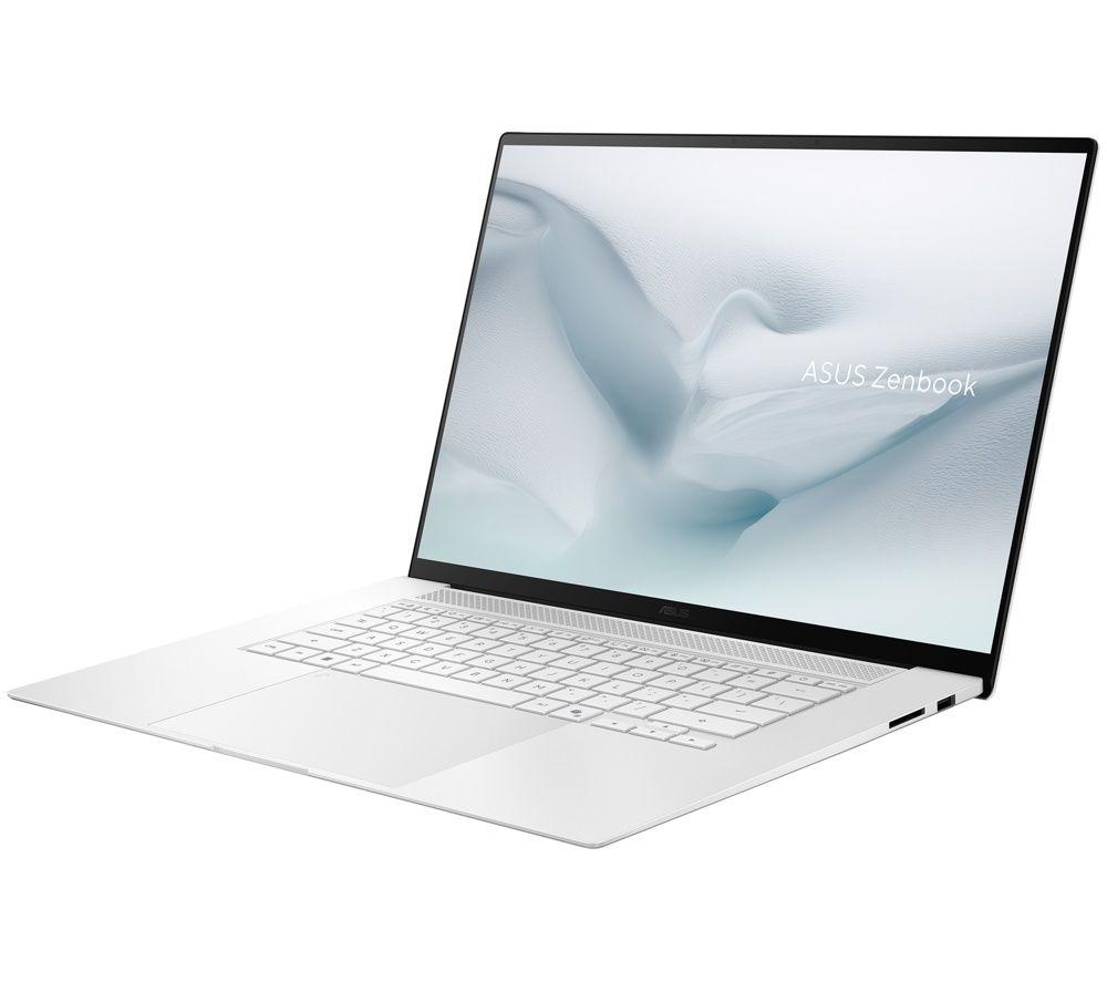 ASUS Zenbook S16 OLED 16" Laptop, Copilot+ PC - AMD Ryzen AI 9, 512 GB SSD, White image number 6 of 6