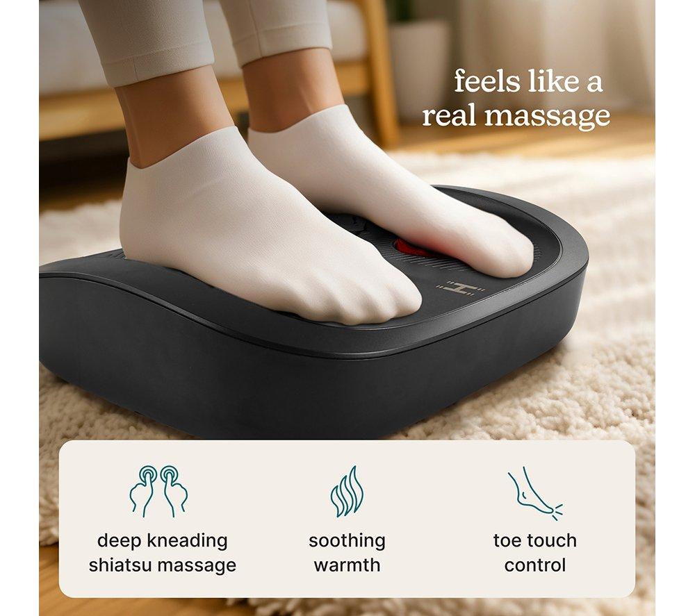 HOMEDICS FMS-282H-EB ModMassage Shiatsu Foot Massager - Black image number 6 of 9