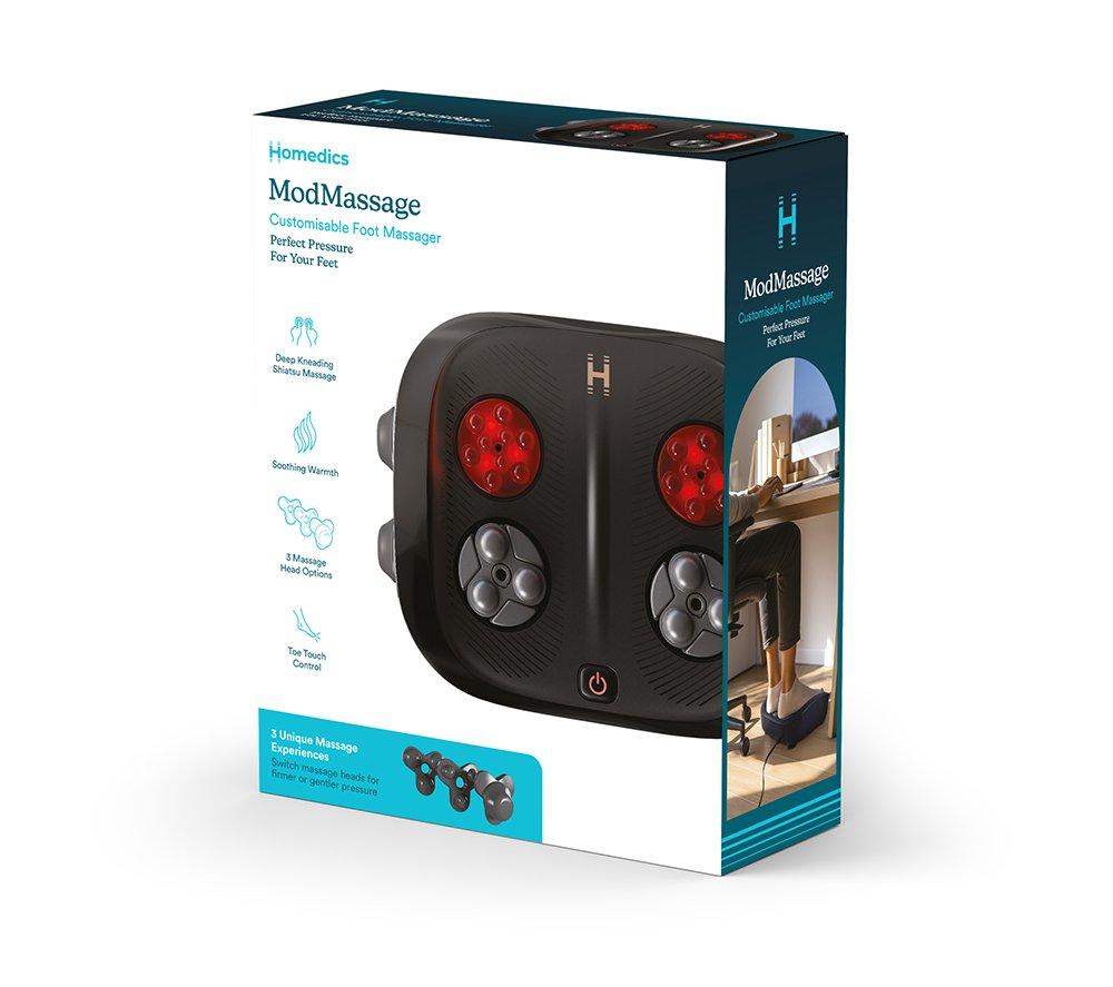 HOMEDICS FMS-282H-EB ModMassage Shiatsu Foot Massager - Black image number 9 of 9