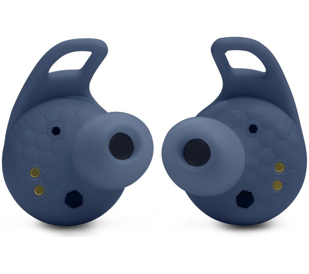 JBL Reflect Aero Wireless Bluetooth Noise-Cancelling Sports Earbuds - Blue image number 4 of 8