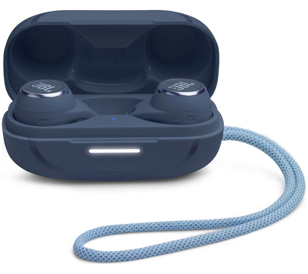 JBL Reflect Aero Wireless Bluetooth Noise-Cancelling Sports Earbuds - Blue image number 5 of 8