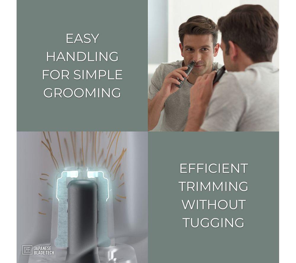 PANASONIC ER-GN33-H301 Wet & Dry Nose & Ear Trimmer - Black image number 2 of 4