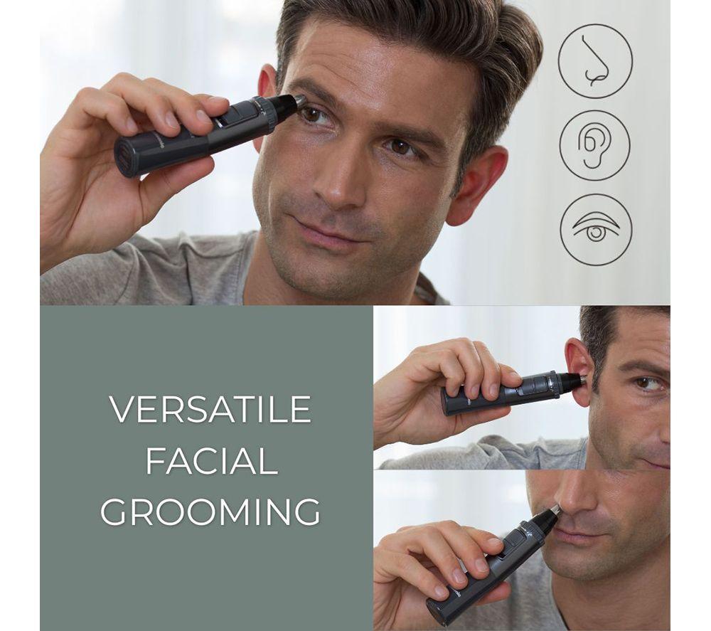 PANASONIC ER-GN33-H301 Wet & Dry Nose & Ear Trimmer - Black image number 4 of 4