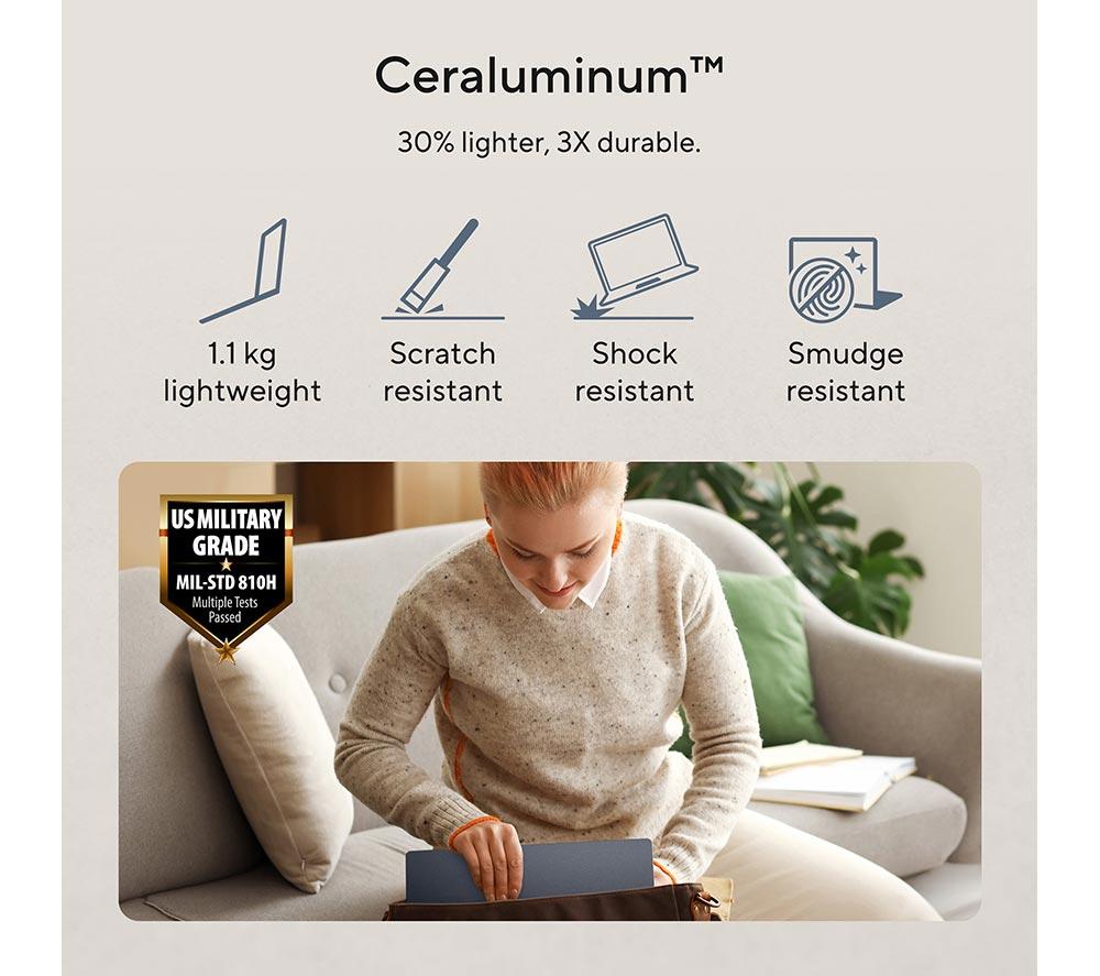 ASUS Zenbook 14 UX3480QA OLED 14" Laptop, Copilot+ PC &ndash; Snapdragon X, 512 GB SSD, Pink image number 4 of 12