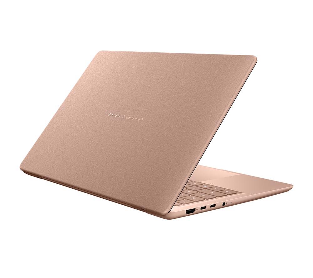 ASUS Zenbook 14 UX3480QA OLED 14" Laptop, Copilot+ PC &ndash; Snapdragon X, 512 GB SSD, Pink image number 9 of 12