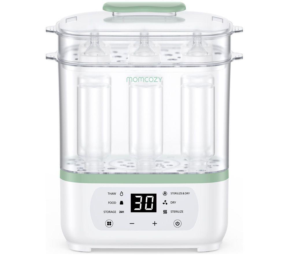 Momcozy BS002-WH11NB-A 8-1 Bottle Sterilizer & Dryer - White