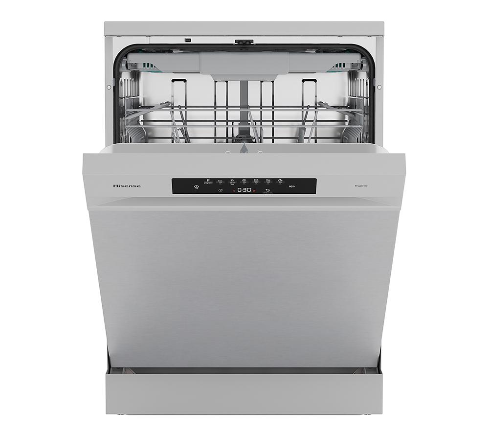 HISENSE Hi4 HS643B90X Full-size Dishwasher - Silver image number 2 of 20