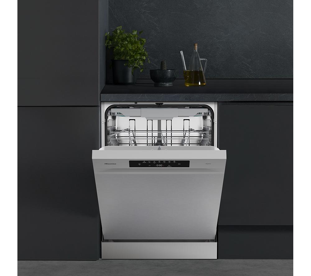 HISENSE Hi4 HS643B90X Full-size Dishwasher - Silver image number 15 of 20