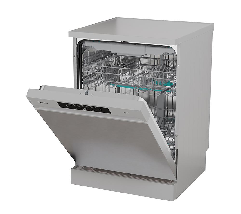 HISENSE Hi4 HS643B90X Full-size Dishwasher - Silver image number 18 of 20