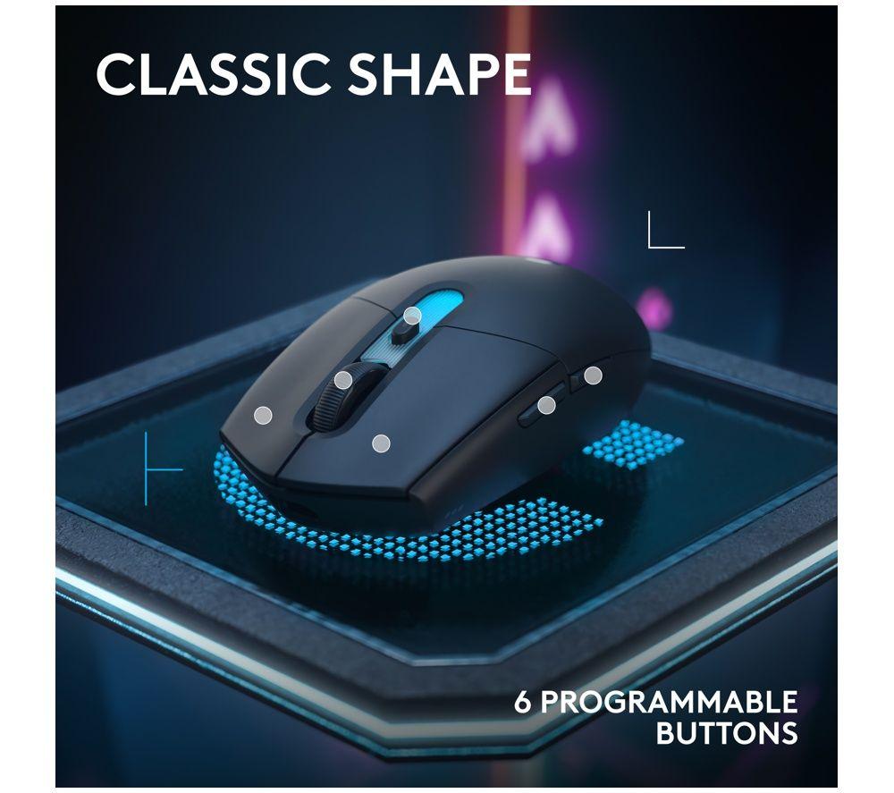 LOGITECH G305 X Superlight Wireless Optical Gaming Mouse - Black image number 4 of 6