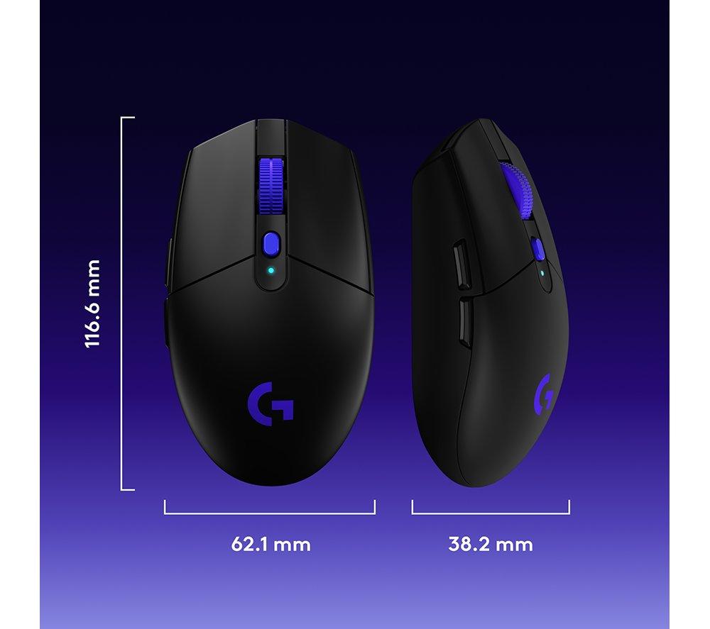LOGITECH G305 X Superlight Wireless Optical Gaming Mouse - Black image number 11 of 11