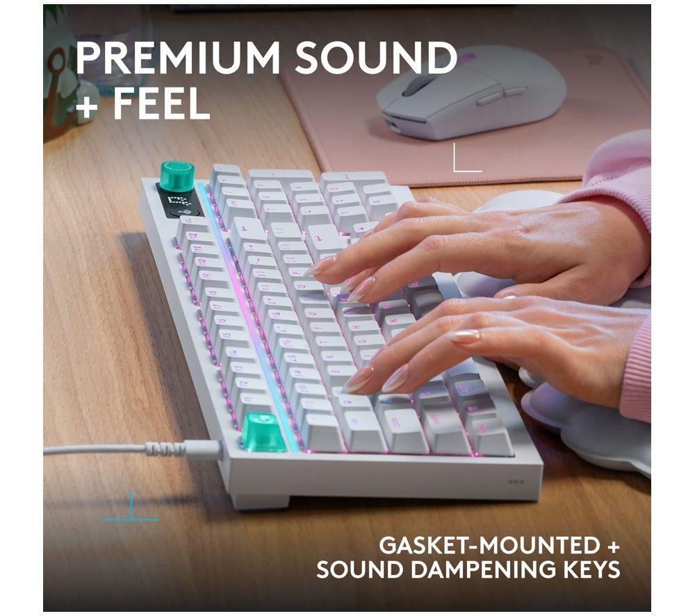 LOGITECH G316 X 98 Mechanical Gaming Keyboard - White image number 4 of 6