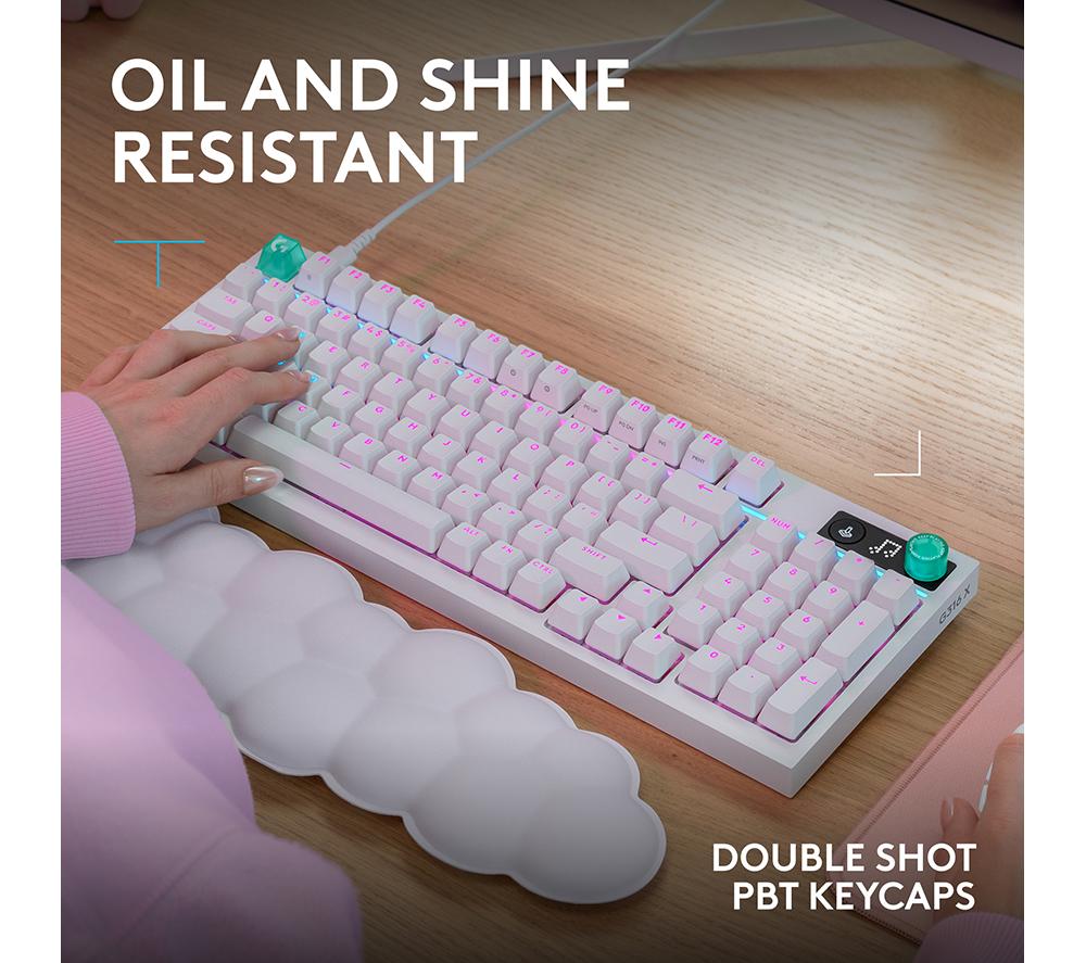LOGITECH G316 X 98 Mechanical Gaming Keyboard - White image number 8 of 11