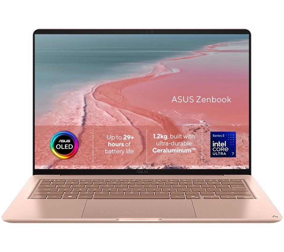 ASUS Zenbook 14 OLED 14" Laptop - Intel® Core™ Ultra 7, 512 GB SSD, Komodo Coral
