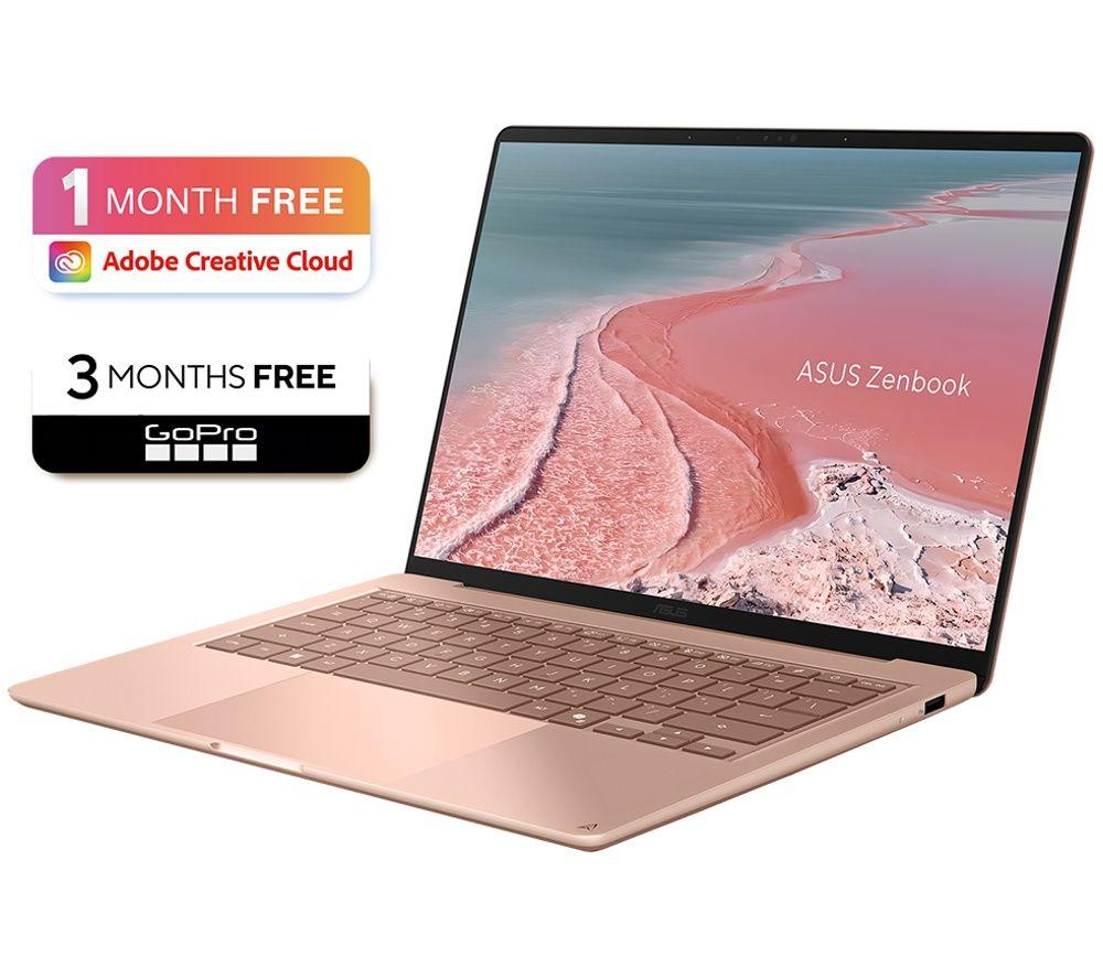 ASUS Zenbook 14 OLED 14" Laptop - Intel&reg; Core&trade; Ultra 7, 512 GB SSD, Rose Pink image number 6 of 6