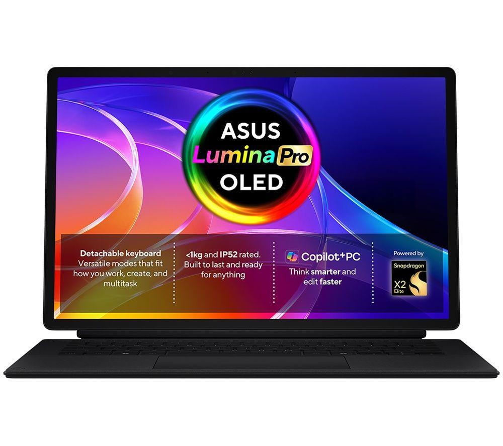 ASUS ProArt PZ14 OLED 14inch Laptop, Copilot PC - Snapdragon X2 Elite, 1 TB SSD, Nano Black