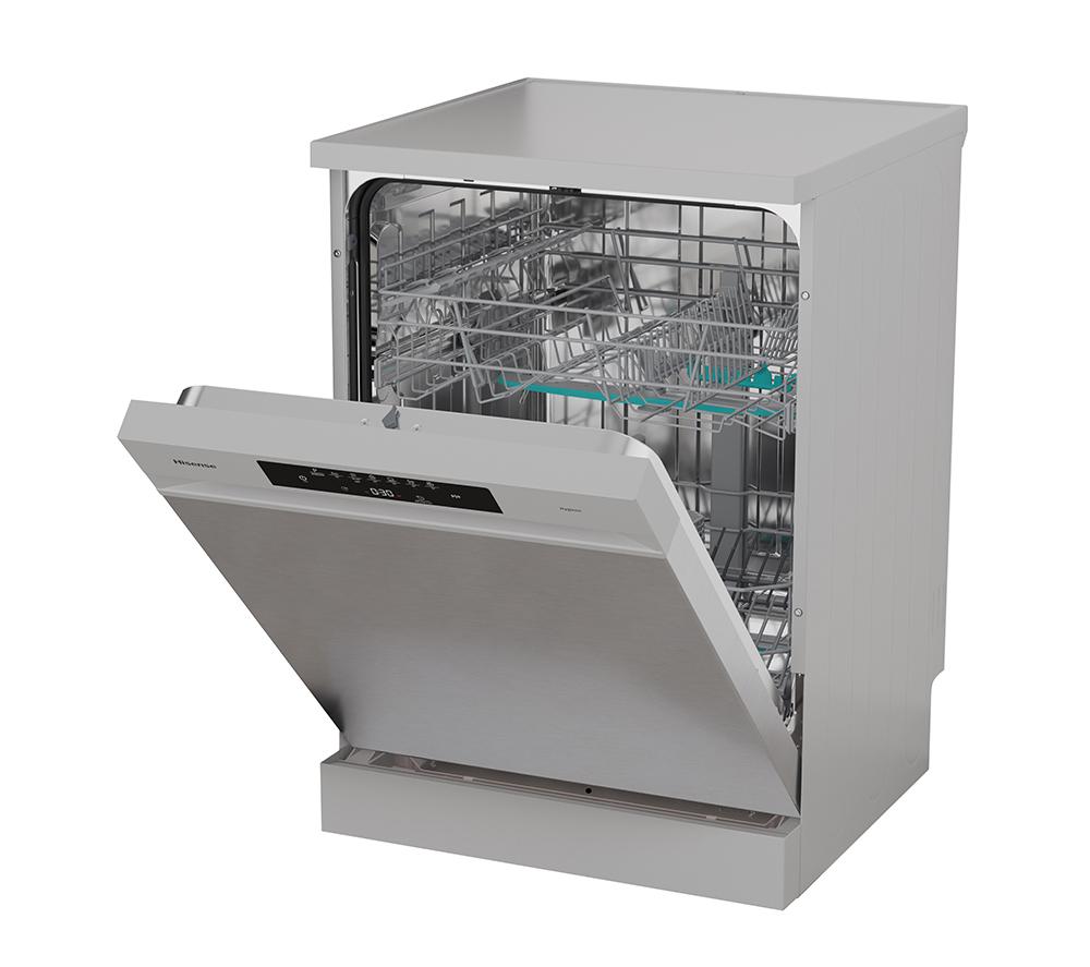 HISENSE Hi4 HS642B90X Full-size Dishwasher - Silver image number 18 of 20