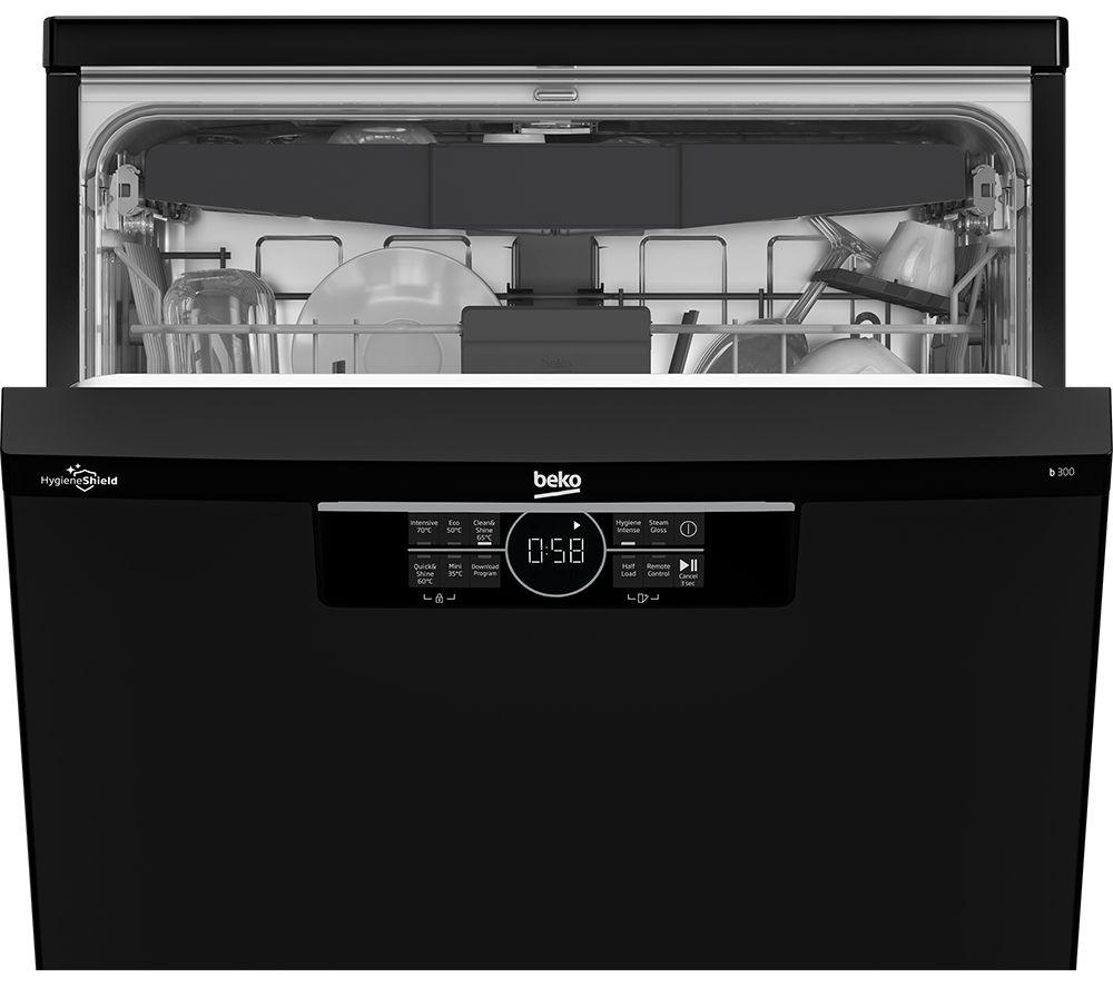 BEKO HygieneIntense BDFN26540B Full-size Dishwasher - Black image number 3 of 14