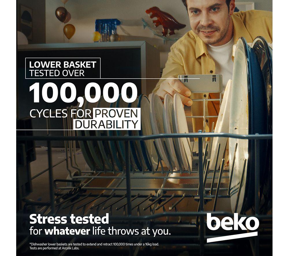 BEKO HygieneIntense BDFN26540B Full-size Dishwasher - Black image number 10 of 14