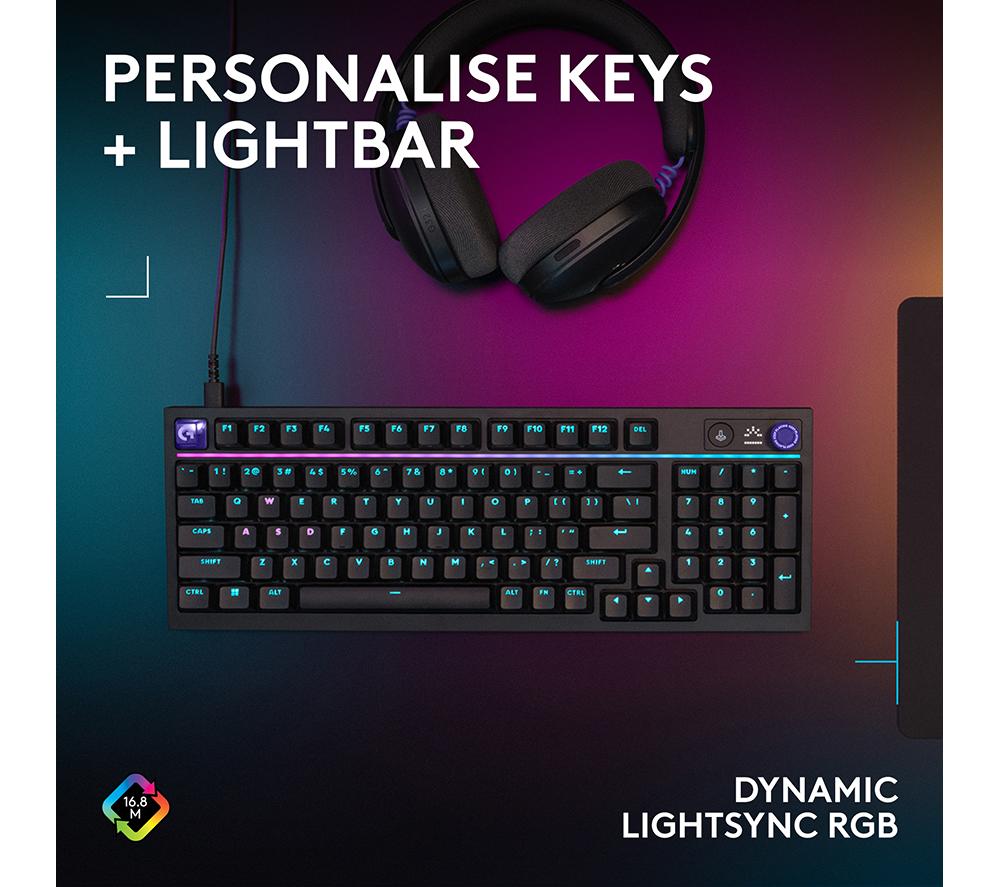 LOGITECH G316 X 98 Mechanical Gaming Keyboard - Black image number 7 of 11