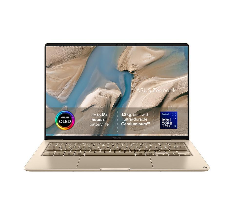 ASUS Zenbook 14 OLED 14" Laptop - Intel® Core™ Ultra 5, 512 GB SSD, Zabriskie Beige