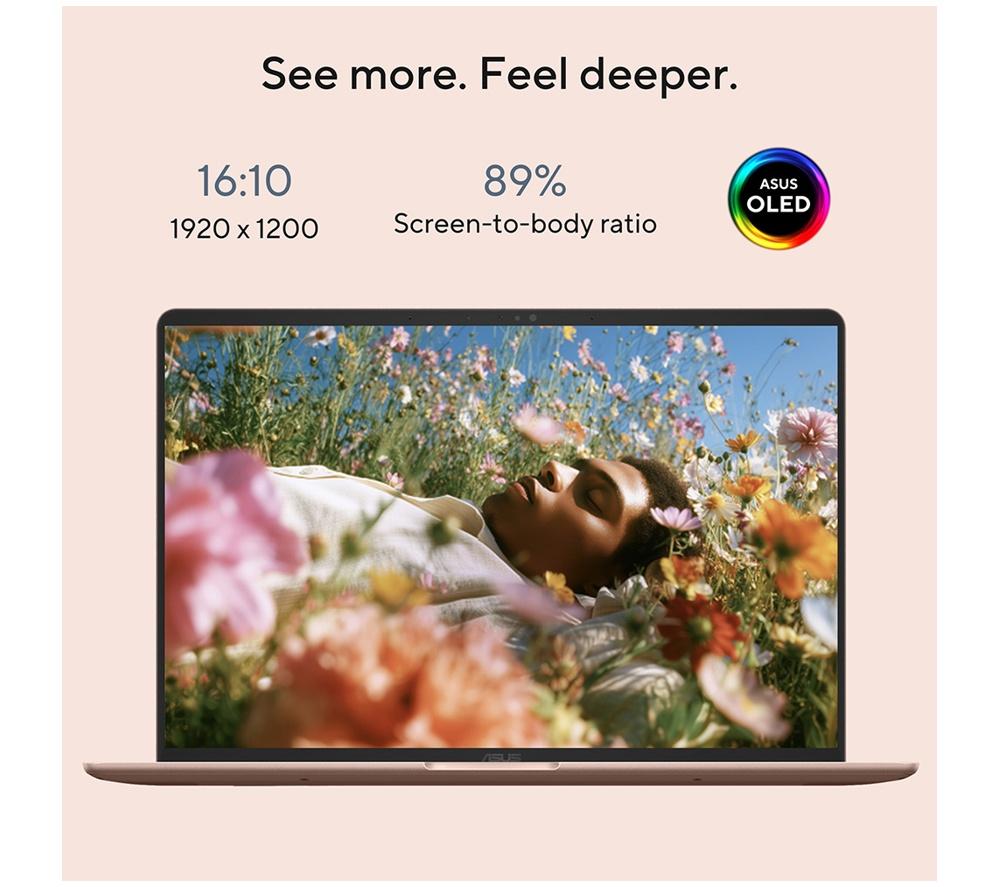 ASUS Zenbook 14 OLED 14" Laptop - Intel&reg; Core&trade; Ultra 5, 512 GB SSD, Pink image number 5 of 6