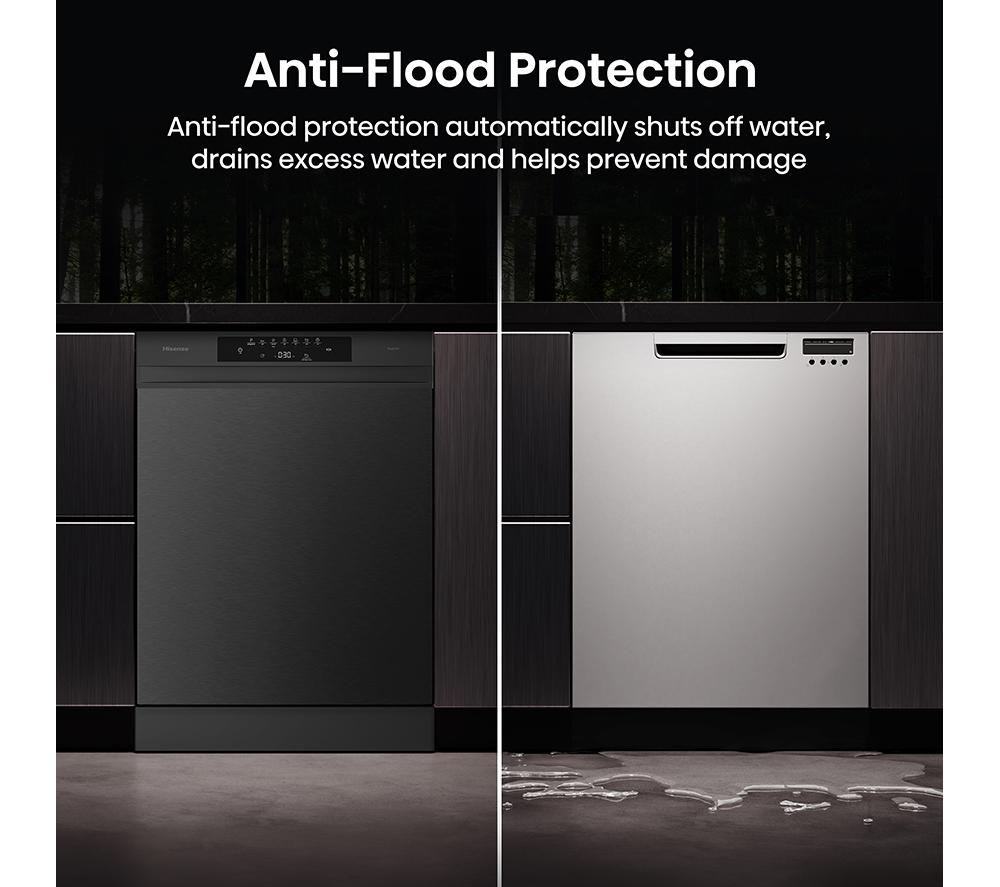 HISENSE Hi4 HS642B90B Full-size Dishwasher - Black image number 9 of 20