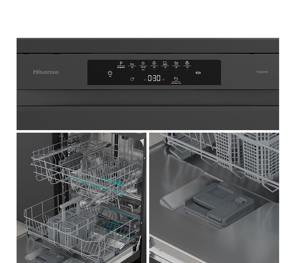 HISENSE Hi4 HS642B90B Full-size Dishwasher - Black image number 14 of 20