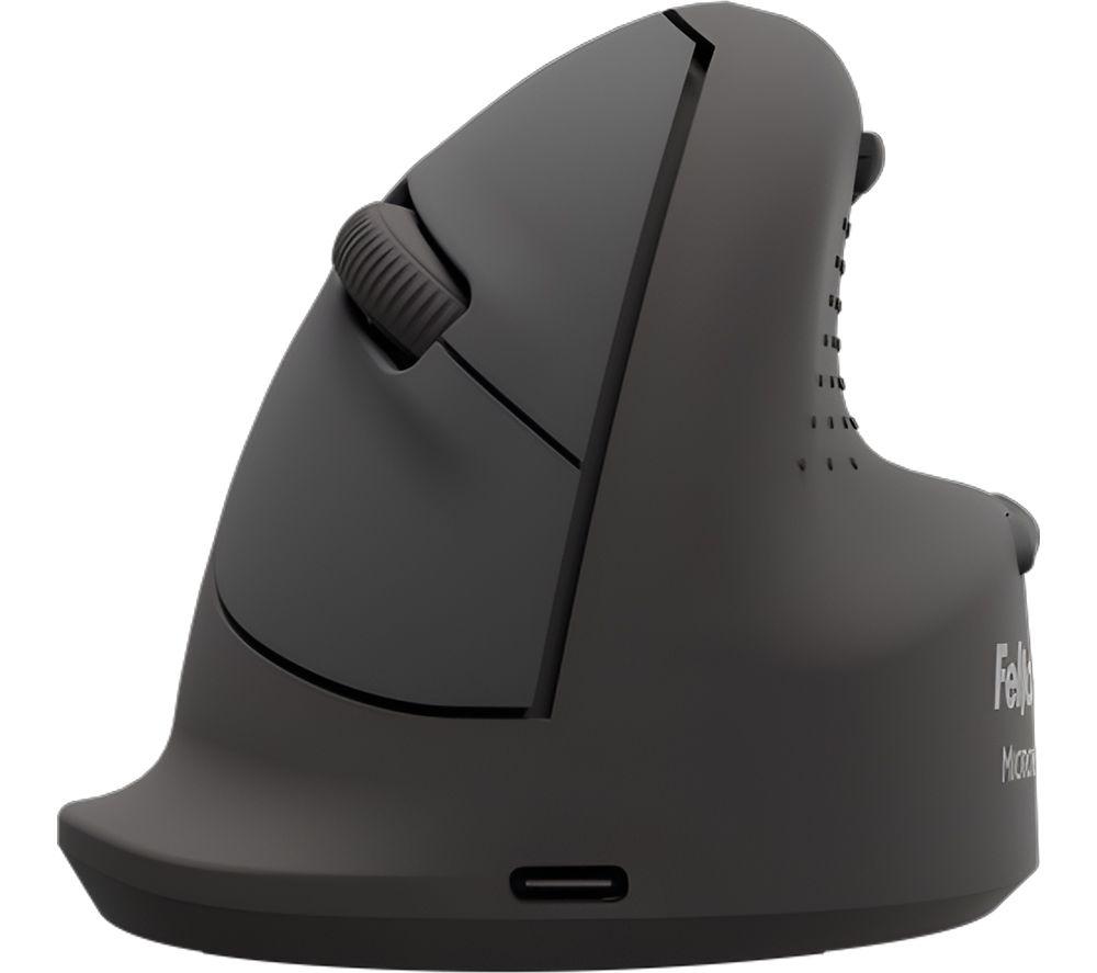 FELLOWES Breyta Plus+ Vertical Ergonomic Optical Mouse - Black, Small, Right-Handed image number 5 of 6