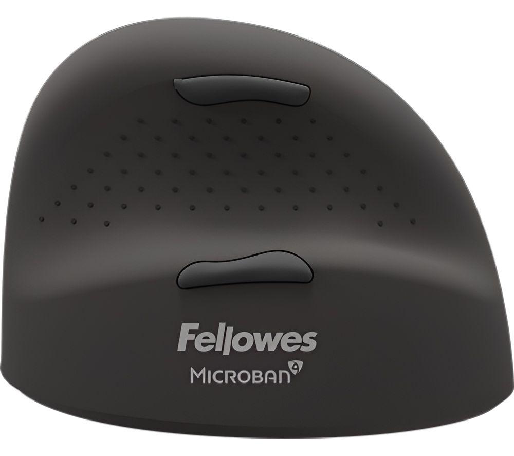 FELLOWES Breyta Plus+ Vertical Ergonomic Optical Mouse - Black, Small, Right-Handed image number 6 of 6