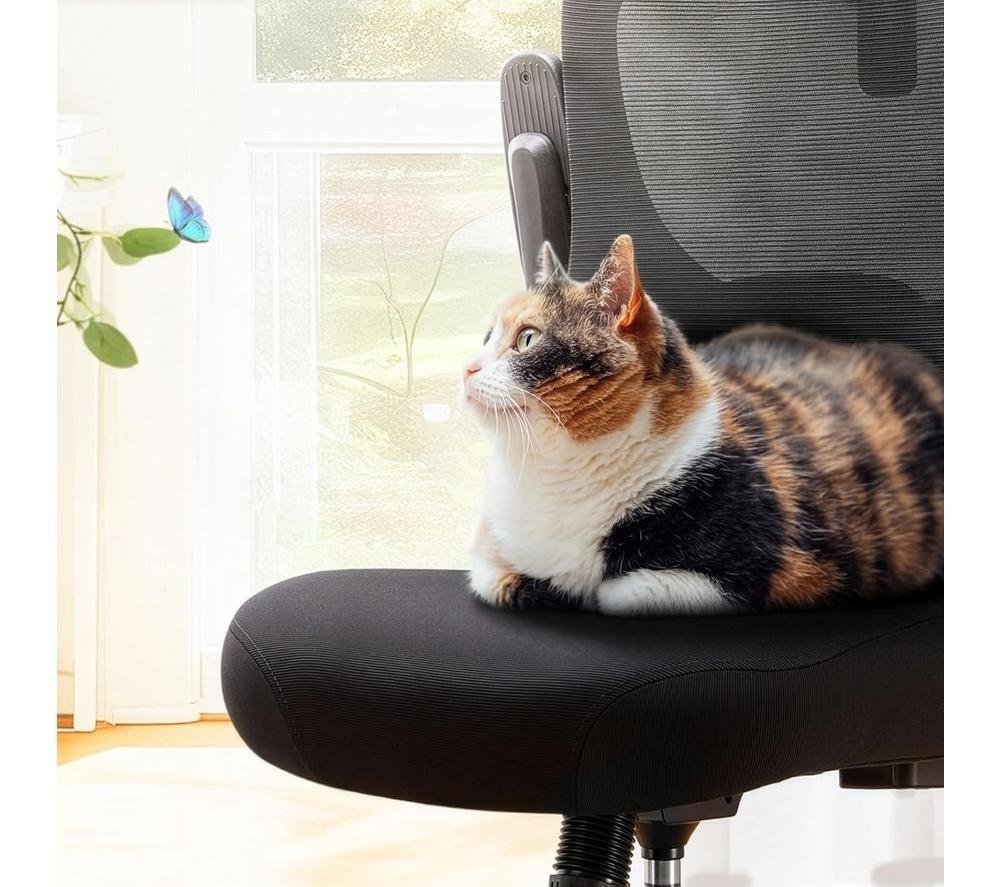 HUANUO HNMOC10B-UK Mesh Reclining Executive Chair - Black image number 4 of 5