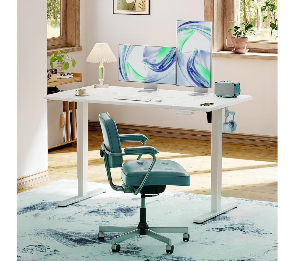 HUANUO HNMSD210W-160A-UK Sit or Standing Desk - White image number 4 of 7