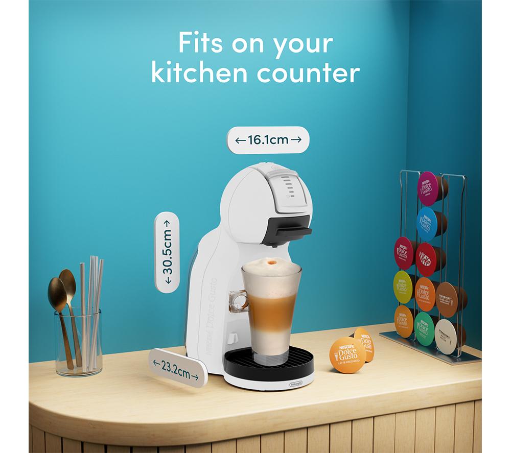DOLCE GUSTO by De&rsquo;Longhi Mini Me 2 Iced Coffee Machine Bundle - White image number 5 of 13