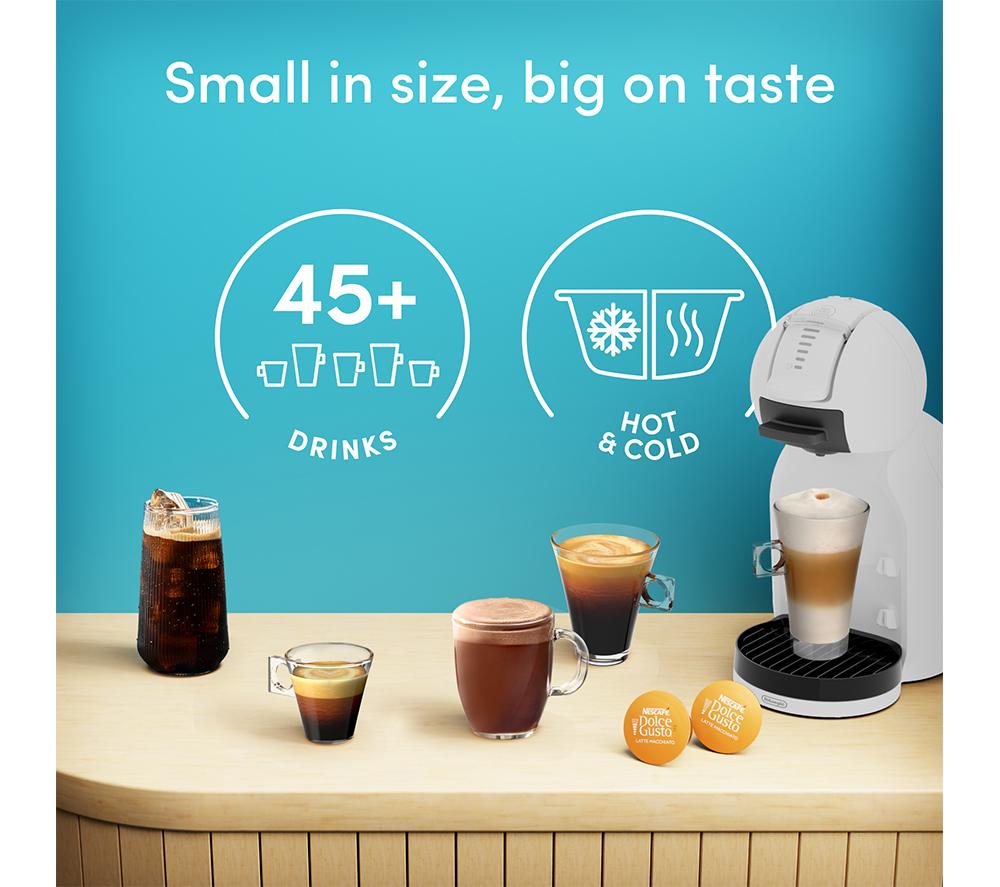 DOLCE GUSTO by De&rsquo;Longhi Mini Me 2 Iced Coffee Machine Bundle - White image number 6 of 13
