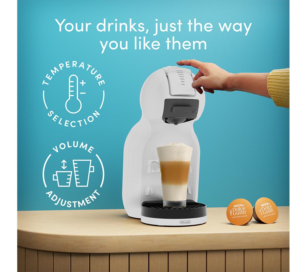 DOLCE GUSTO by De&rsquo;Longhi Mini Me 2 Iced Coffee Machine Bundle - White image number 7 of 13