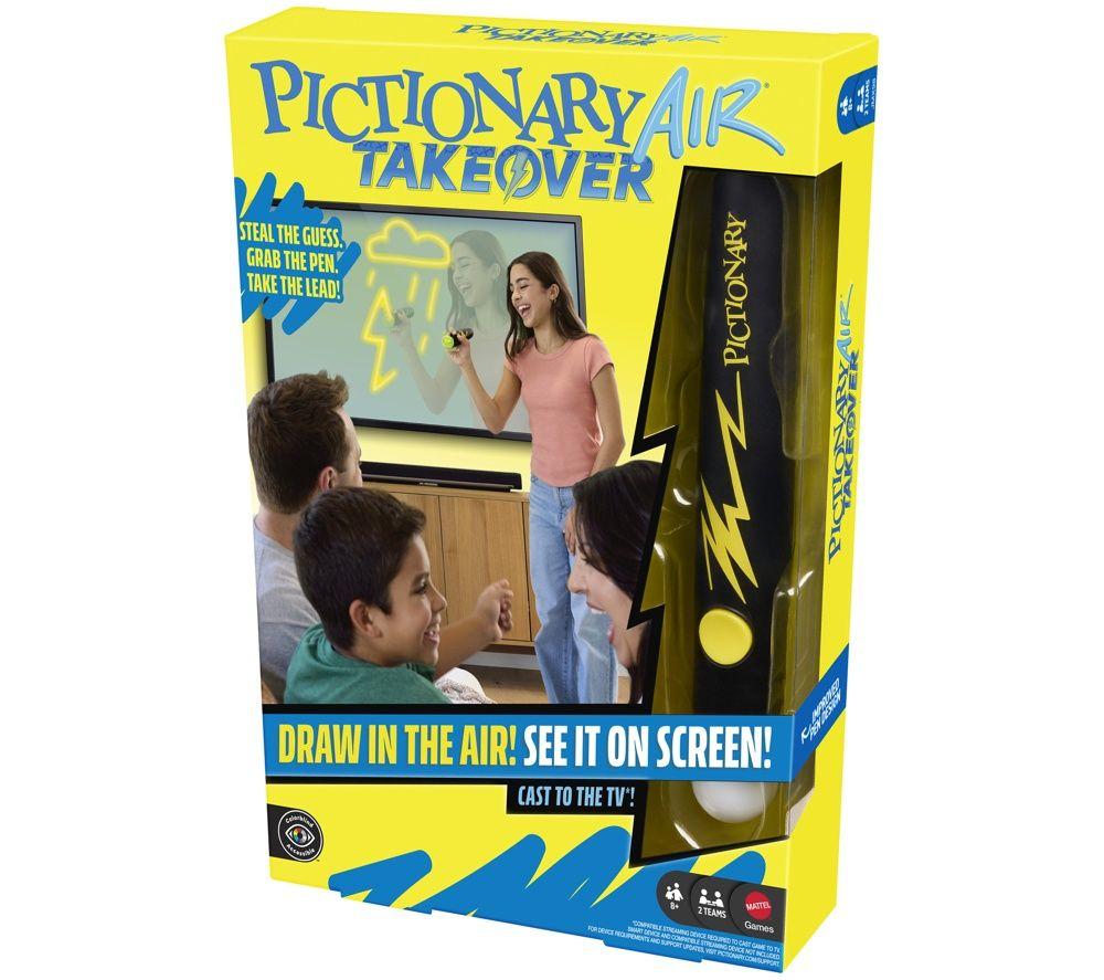 MATTEL Pictionary Air Takeover Family Drawing Game image number 6 of 7