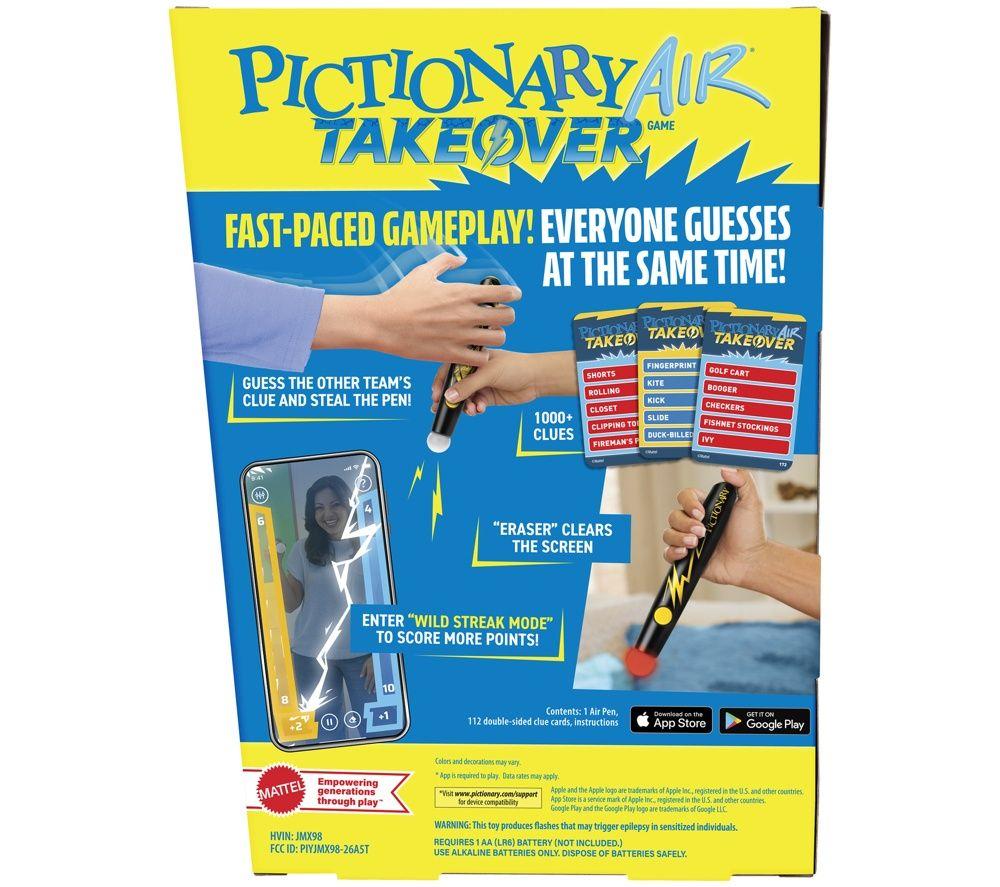 MATTEL Pictionary Air Takeover Family Drawing Game image number 7 of 7