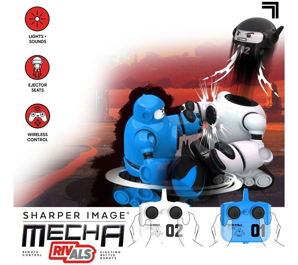 SHARPER IMAGE Toy RC Mecha Rivals Remote Control Game - White & Blue image number 2 of 4