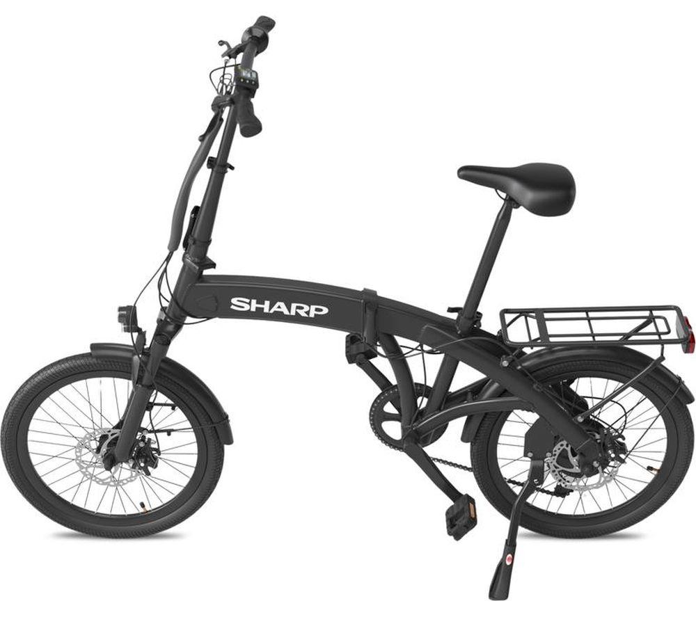 SHARP BK-BM04-KB Electric Folding Bike - Black image number 2 of 10