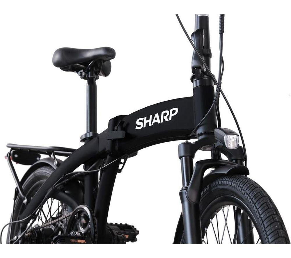SHARP BK-BM04-KB Electric Folding Bike - Black image number 3 of 10