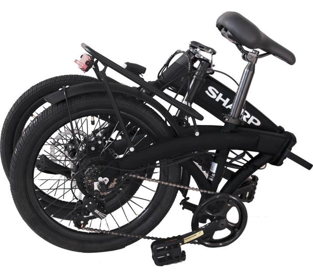 SHARP BK-BM04-KB Electric Folding Bike - Black image number 5 of 10