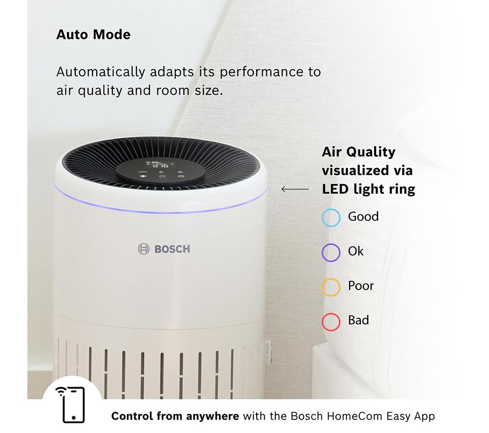 BOSCH Air 4000i 3-in-1 Air Purifier - White image number 6 of 8